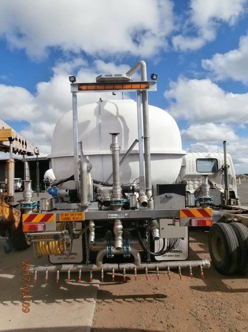 water truck back