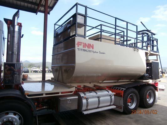 custom tank with rack on top