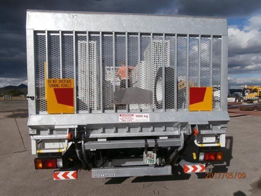 back gate of truck