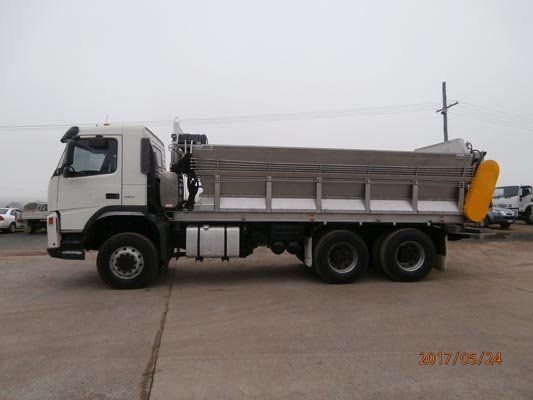 white large truck