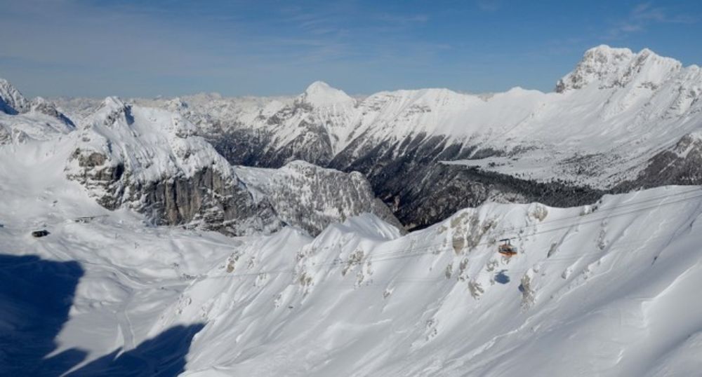stazione di monte di una funivia