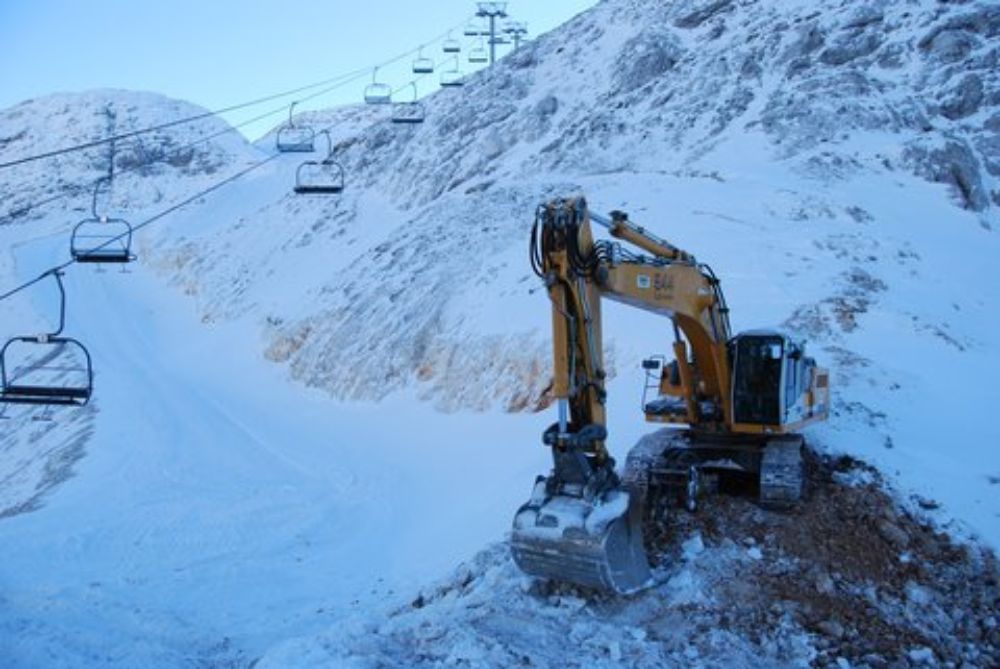 realizzazione di opera civile per impianto sciistico