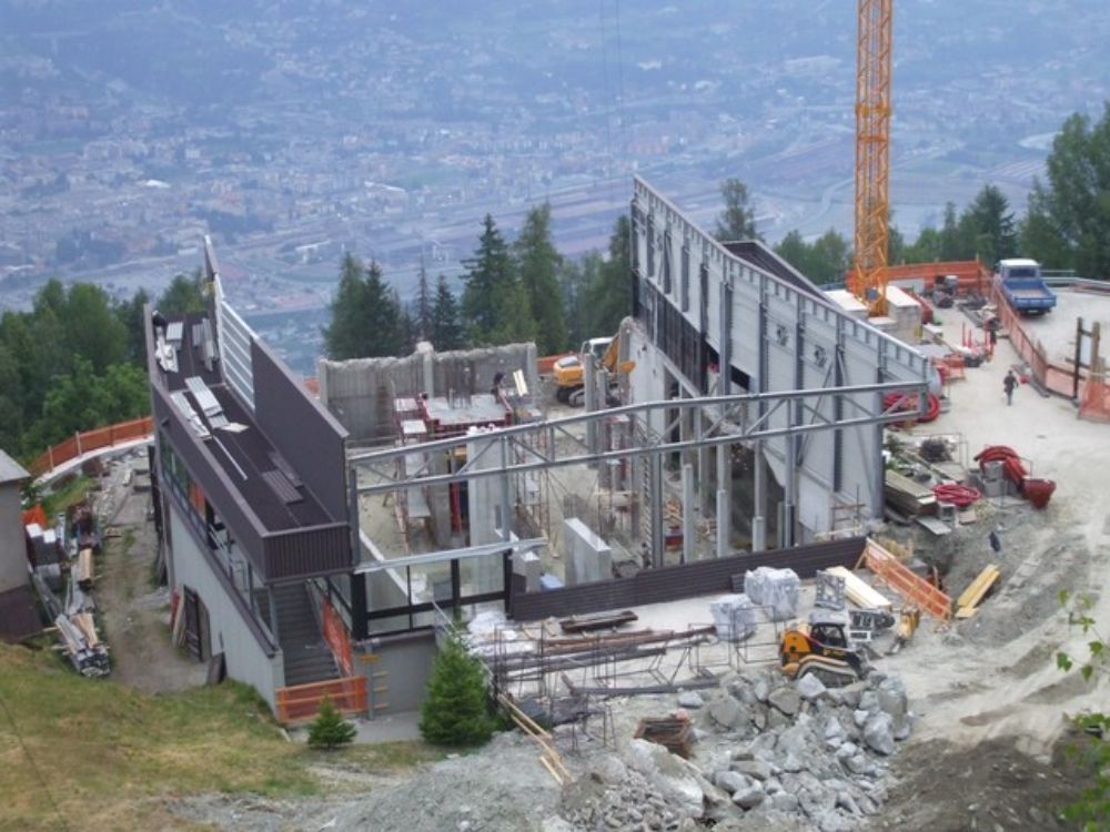 lavori per l'adeguamento di una funivia