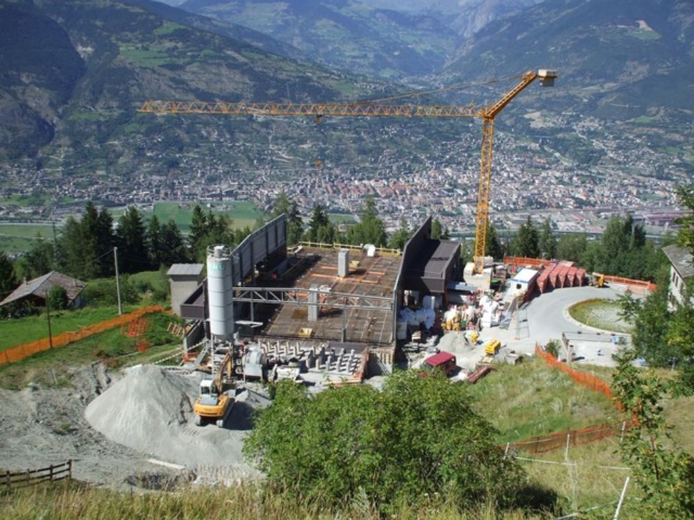 opere di adeguamento di una funivia monofune