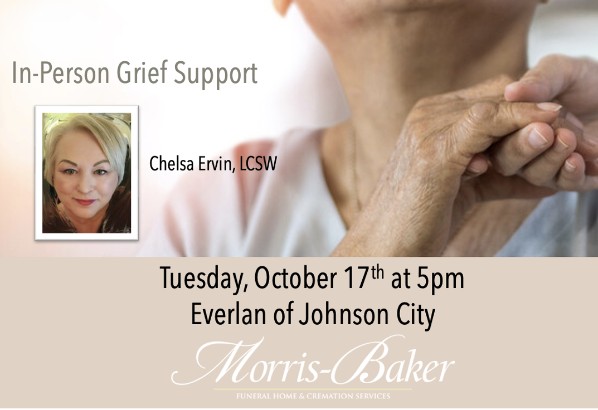 Morris-Baker Funeral Home & Cremation Services Grief Support event Oct 2023