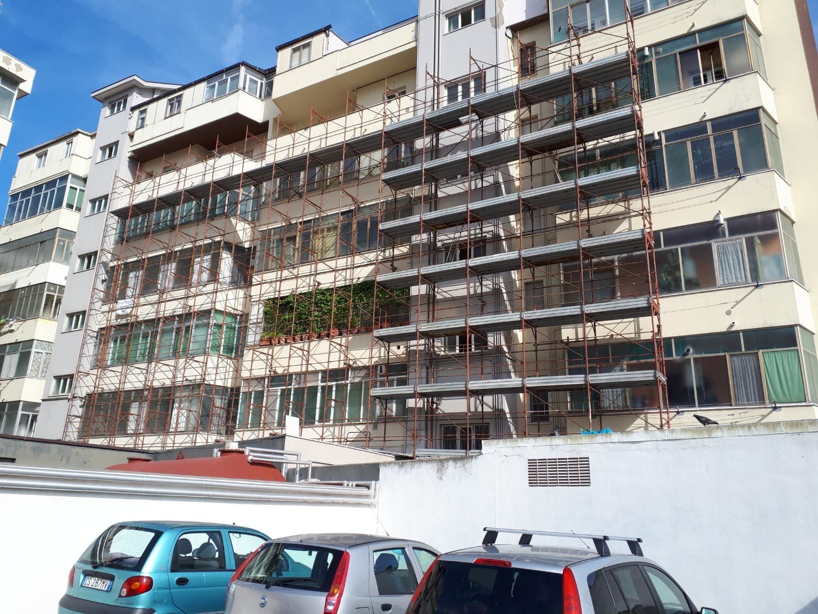 Ristrutturazione della facciata di un edificio