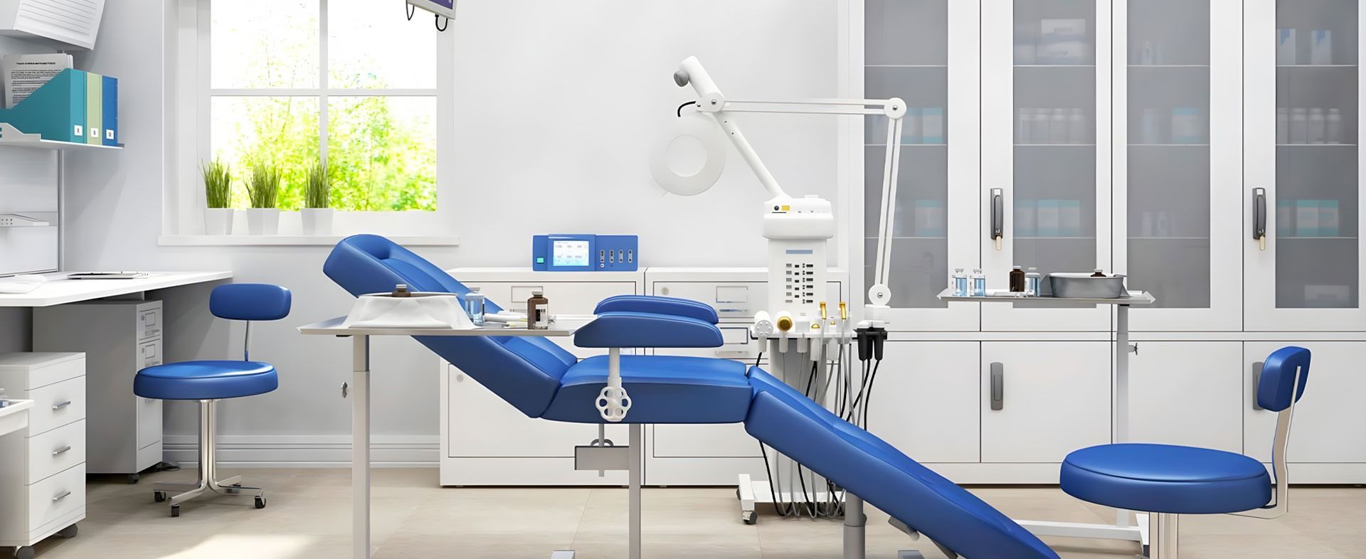 A Woman is Flossing Her Teeth With a Dental Floss — Advanced Dental Southern Highlands in Moss Vale, NSW