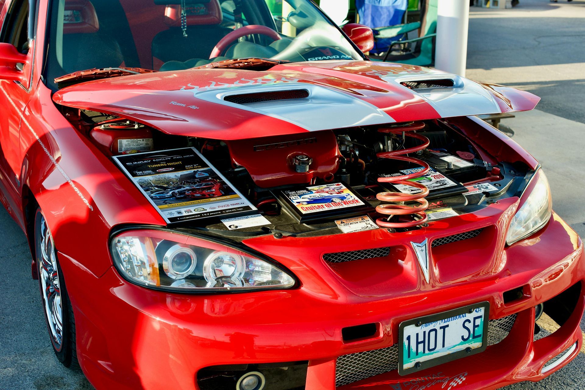 Performance Vehicle Engine Bay Open for Custom Repairs and Modifications | Waynes Auto Group Inc