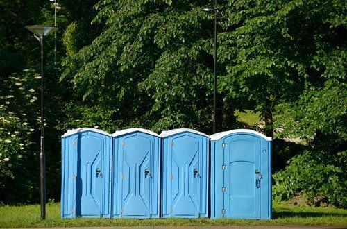 Four Portable Toilets | Greer, SC | Upstate Septic Tank, LLC