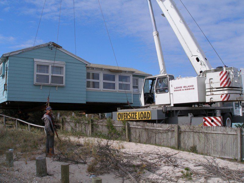100 Ton Grove Moving A House In Quogue