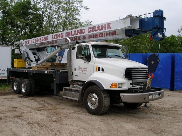 Commercial job site - Long Island Crane & Rigging Inc. - Westhamton Beach NY