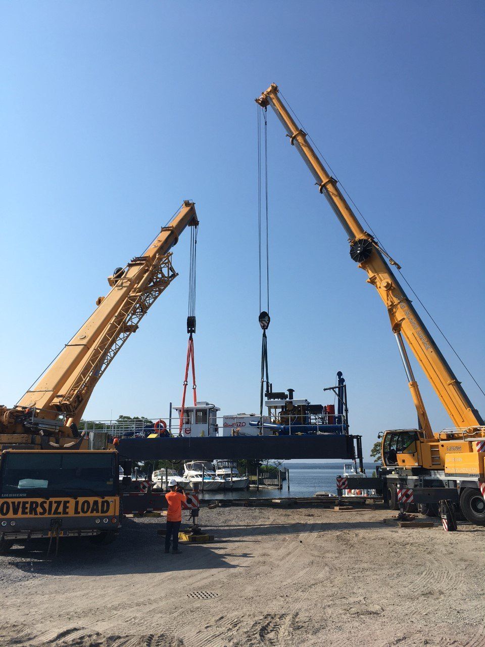 Stormtrap — Westhampton Beach, NY — Long Island Crane & Rigging Inc.