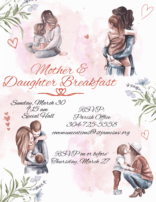 Mother Daughter Breakfast Flyer