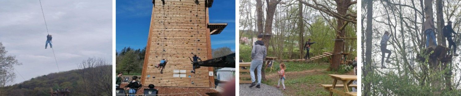 activiteit hoog in de bomen han sur lesse