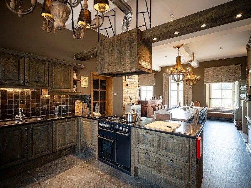 keuken in luxe villa