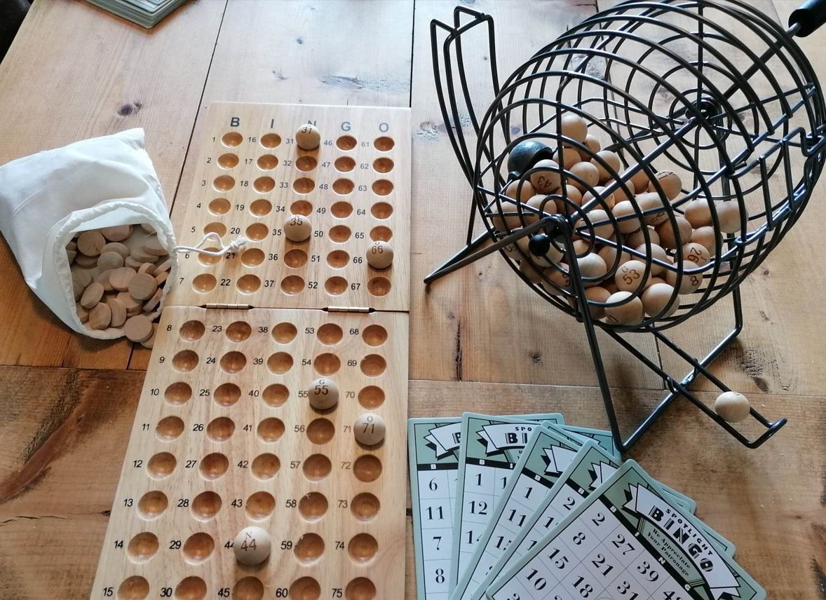bingo spel op vakantie weekend