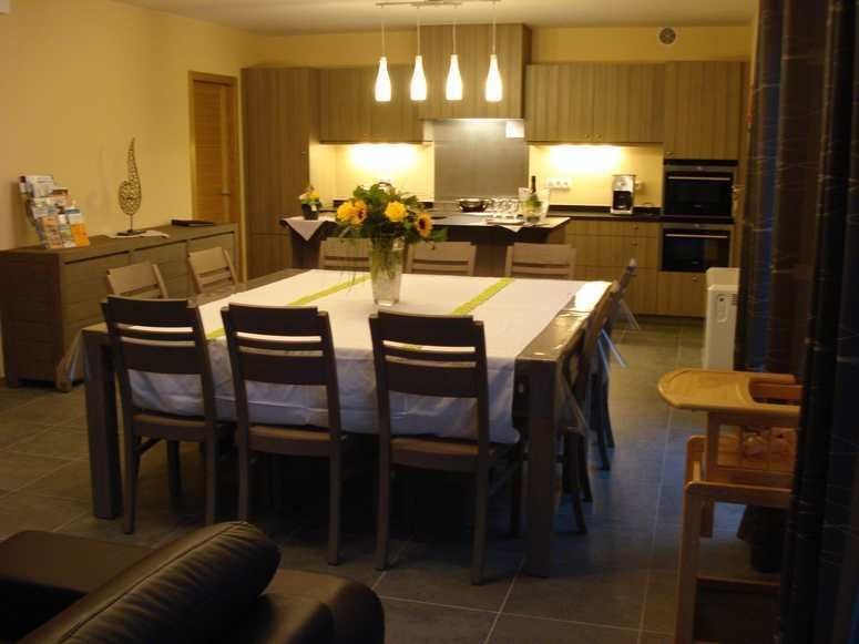 keuken in vakantiehuis bomal ardennen