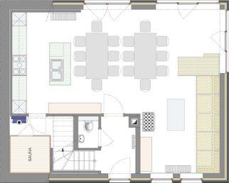 plattegrond vakantieverblijf
