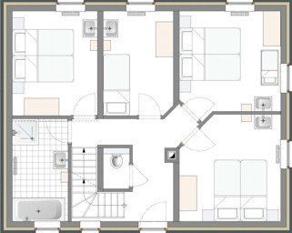 Plattegronden vakantiehuizen