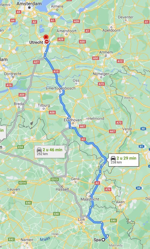 google maps kaartje om te zien waar dit kasteel in zuid belgie ligt