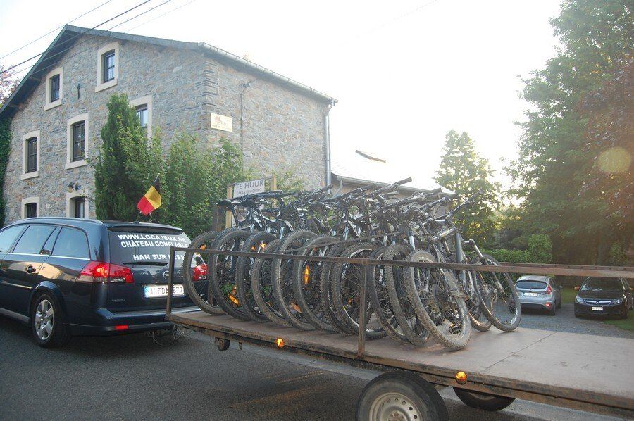Mountainbike verhuur ardennen bij groepshuis gouvy