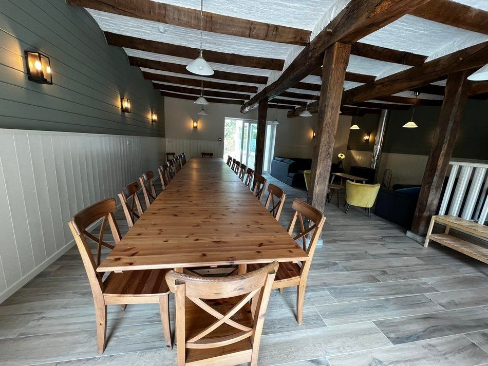 eetdeel groepshuis ardennen