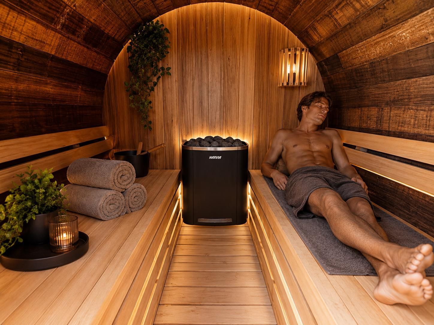 sauna bij chalet achouffe