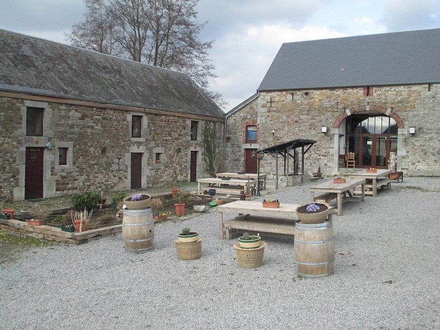 buitenruimte bij hoeve