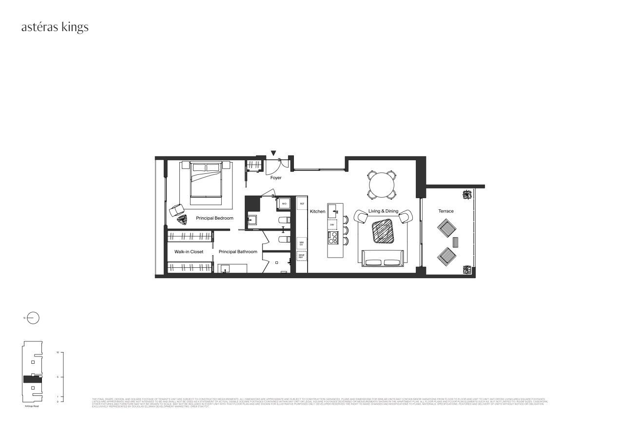 1 Bedroom Floor Plan
