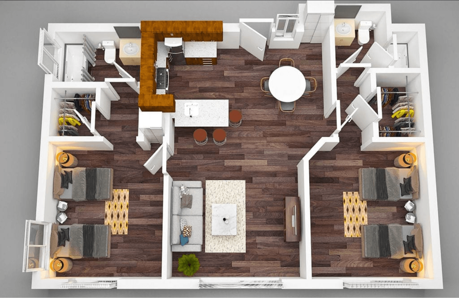 4 Bedroom Floor Plan