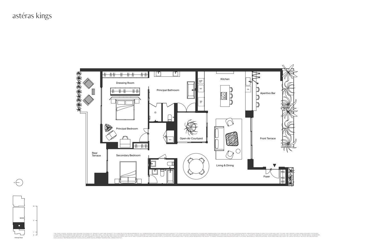 2 Bedroom Floor Plan