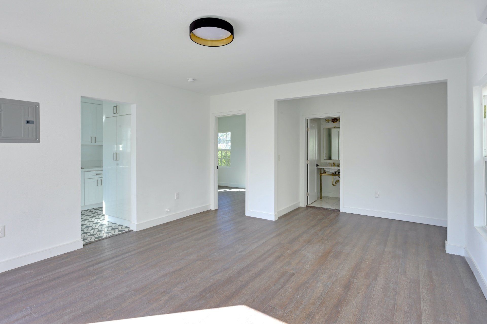 Hamilton Way Living Room And Hallway View From Front Door
