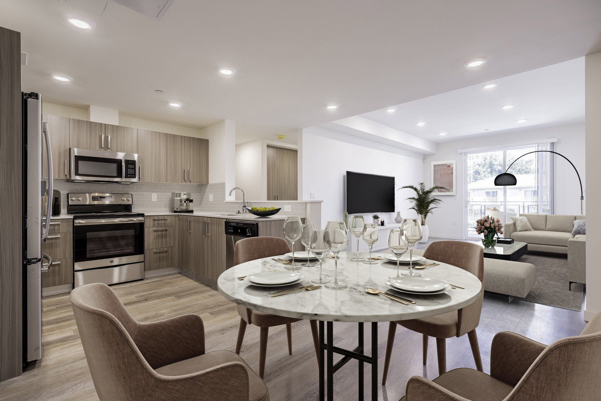 The Burbank Dining Area Photo