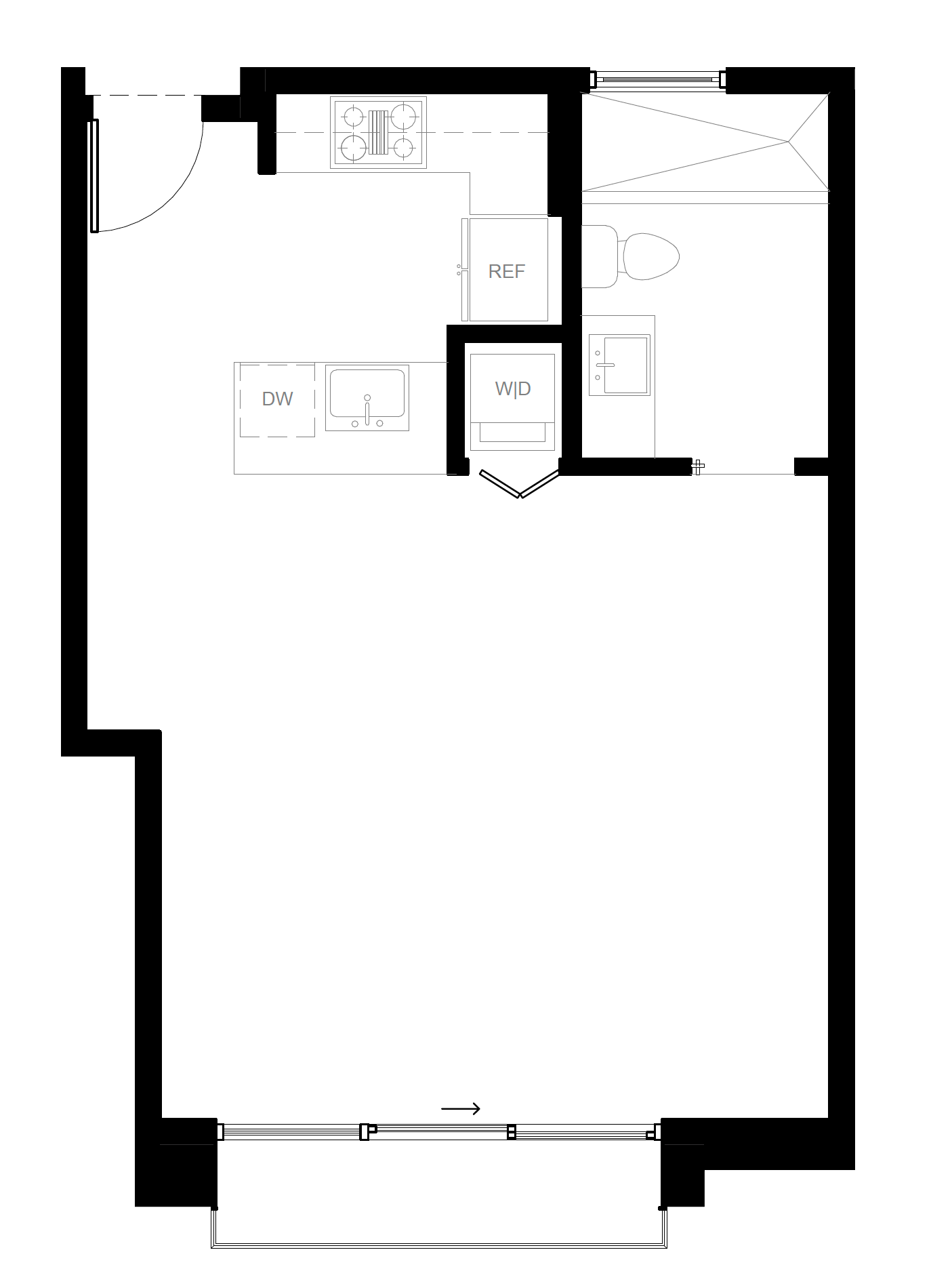 Studio Floor Plan