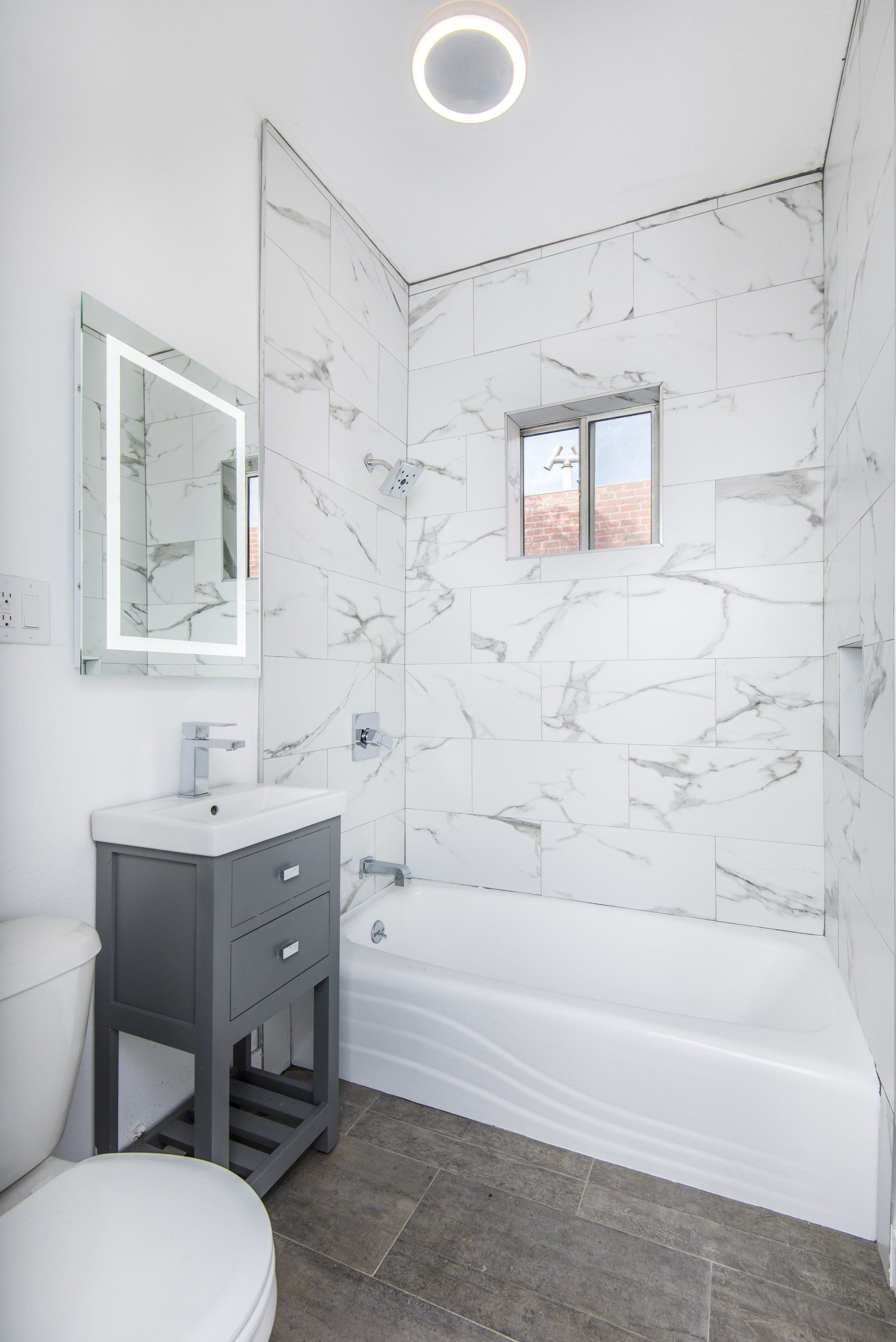 Curson Apartments Bath and Sink Alternate Angle Photo