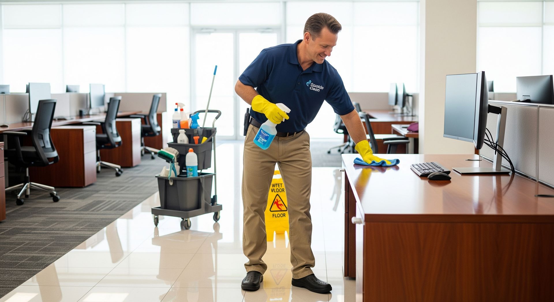 Professional cleaning services ensuring spotless, healthy spaces for homes and businesses