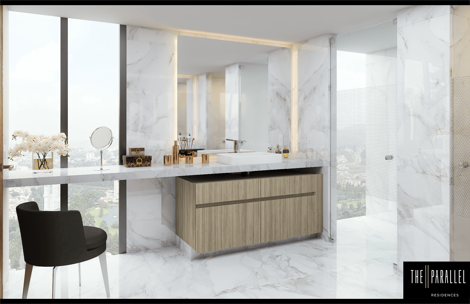 bano muestra residencias the parallel