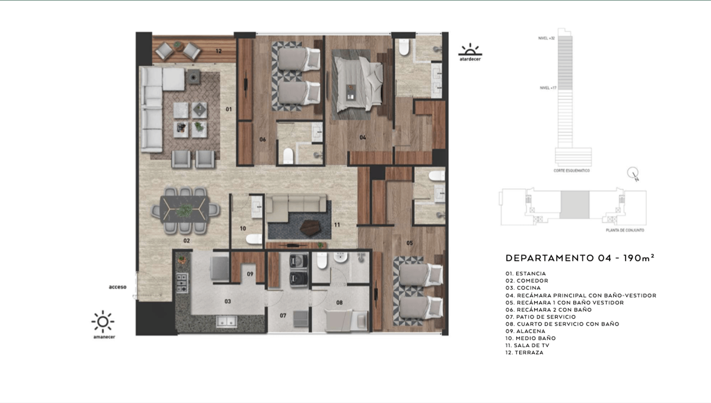 residencia vitalia 190 metros cuadrados