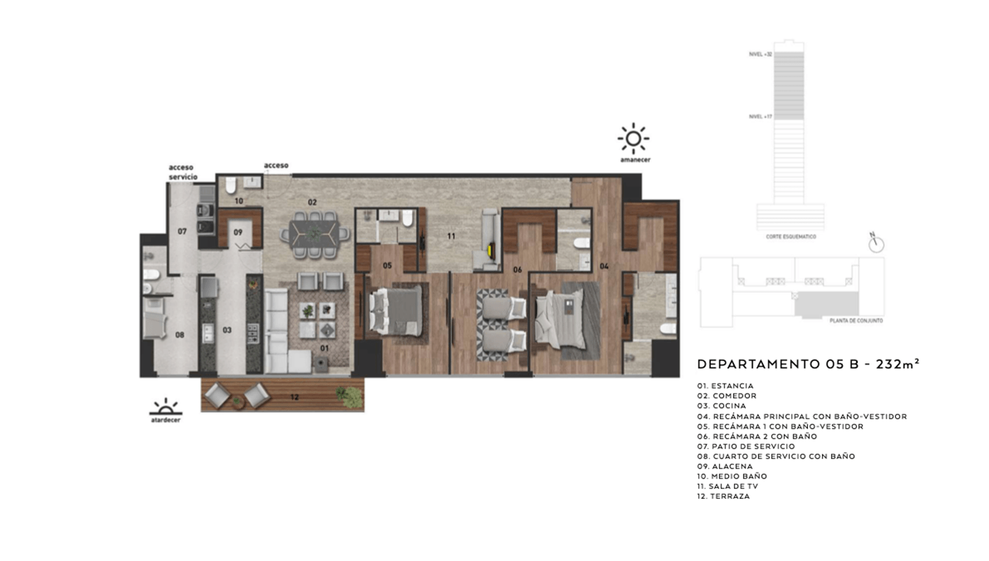 desarrollo de 232m2 interlomas manigua