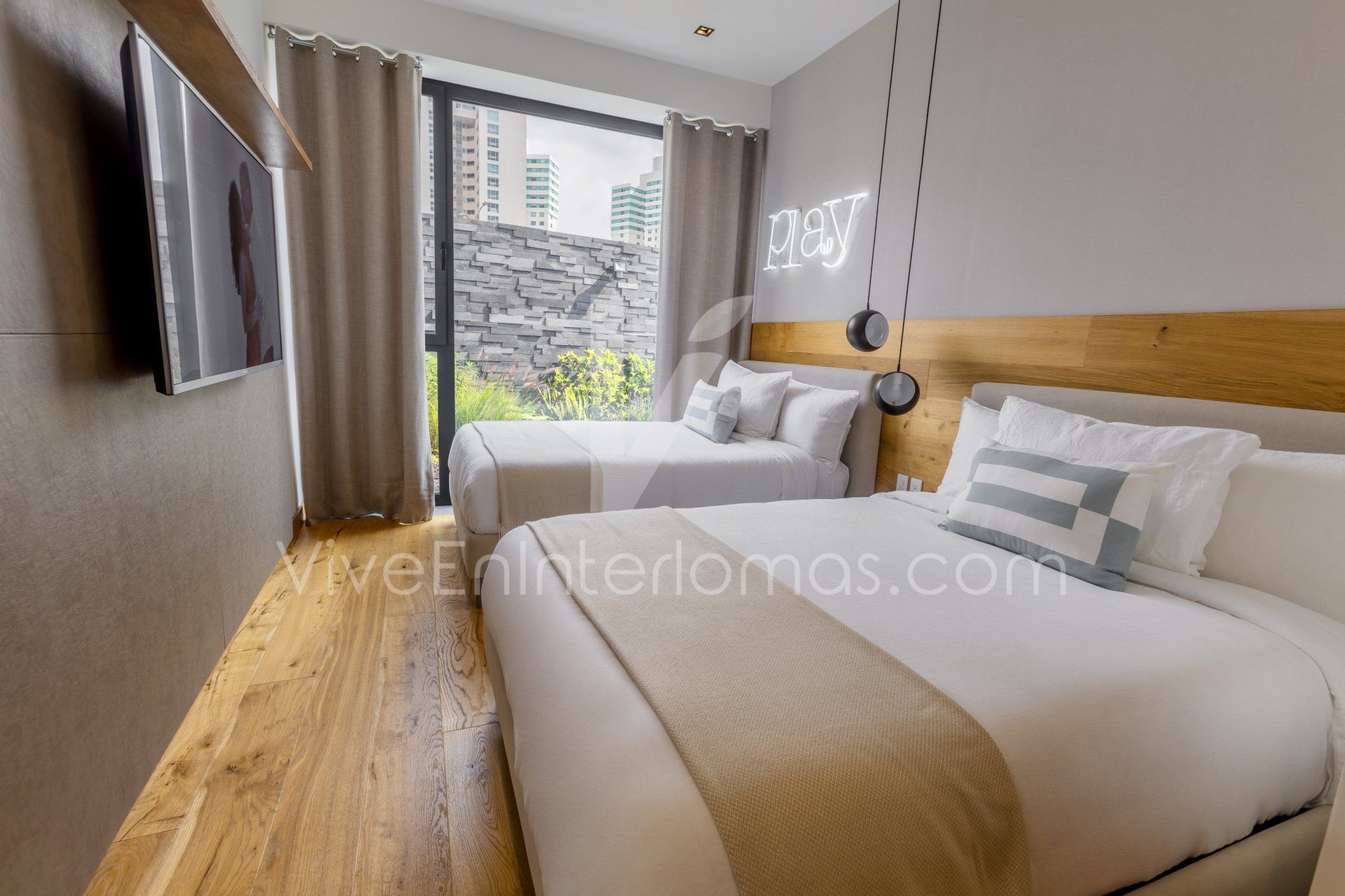 habitación muestra aurea residencias