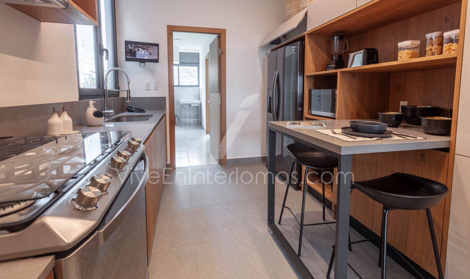 cocina departamento muestra aurea