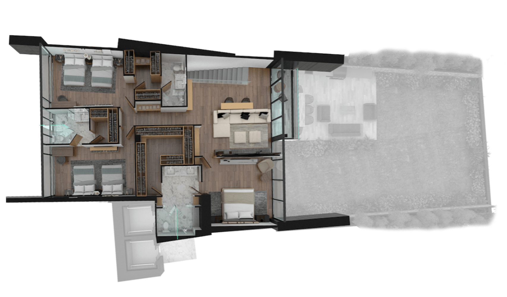 Garden house planta alta - aurea