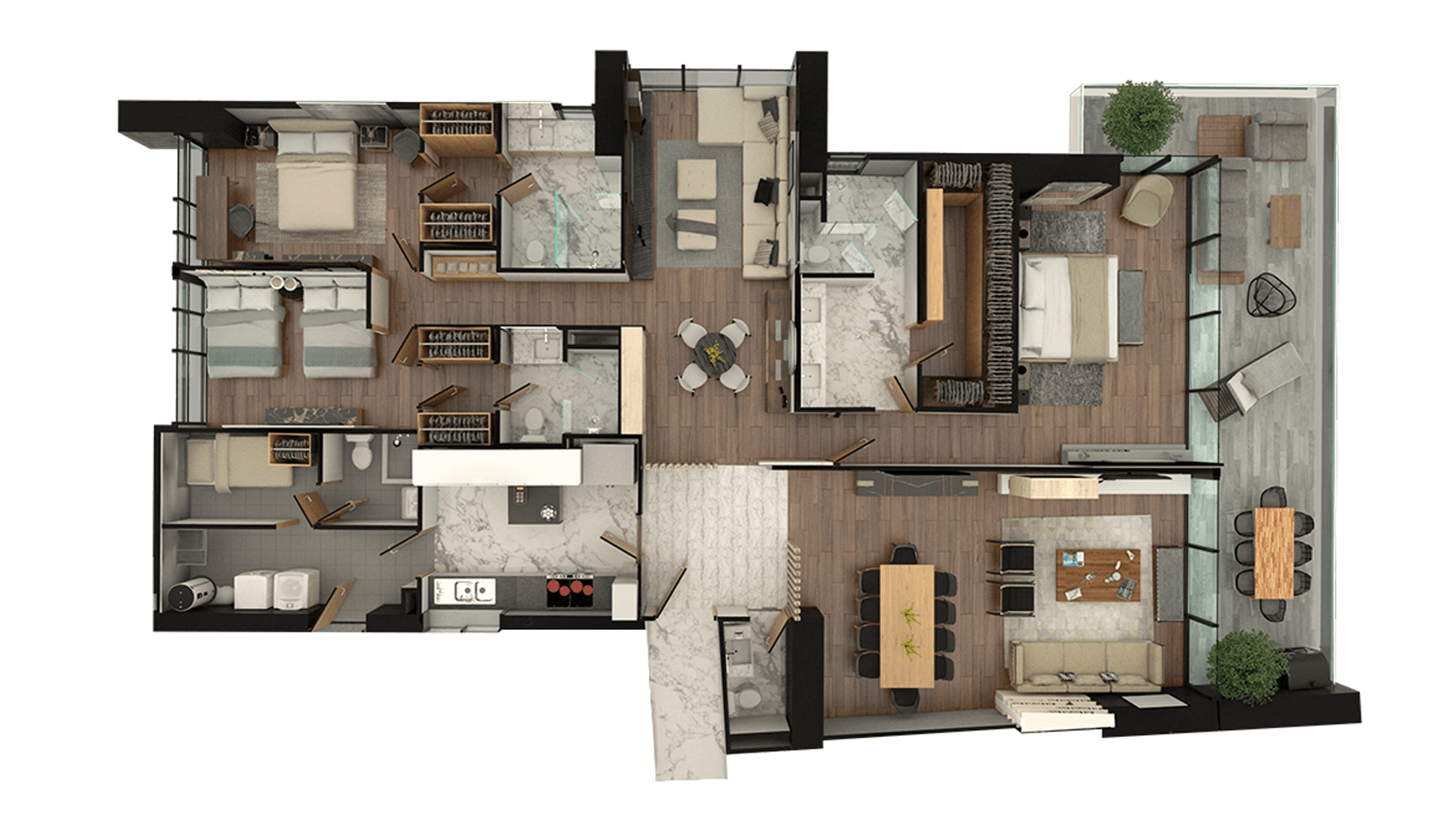 departamento 247m2 con vista