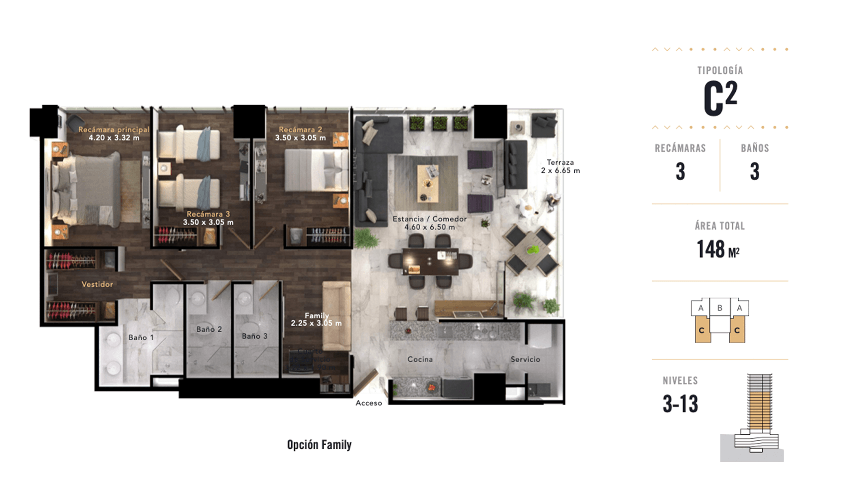 residencia de 148m2 cosmocraft