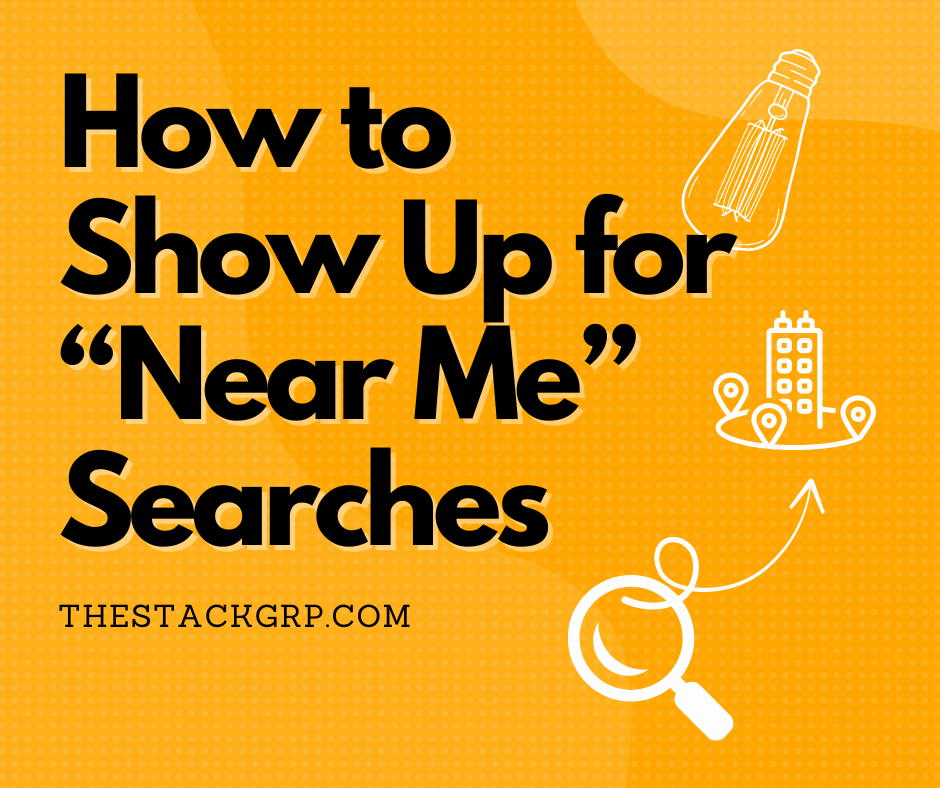 Image illustrating How to show up for near me searches