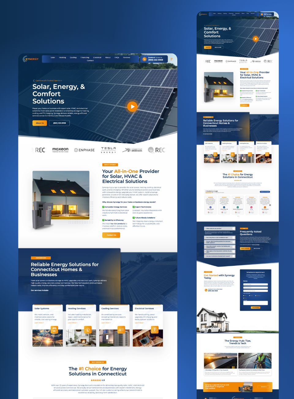 Image for a new solar company website design