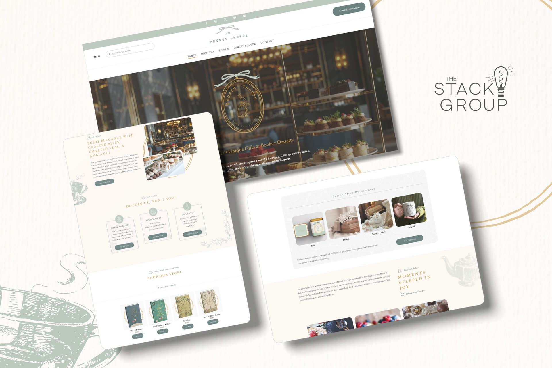 modern website design by The Stack Group