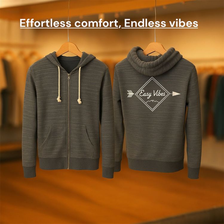 Unisex Baja Zip Up Hoodie