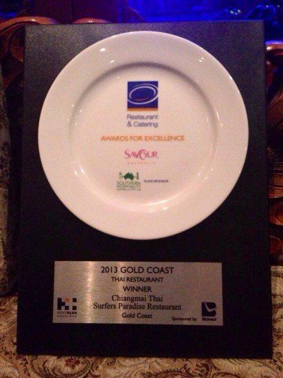Awards For Excellence — Broadbeach, QLD — Chiangmai Thai Restaurant