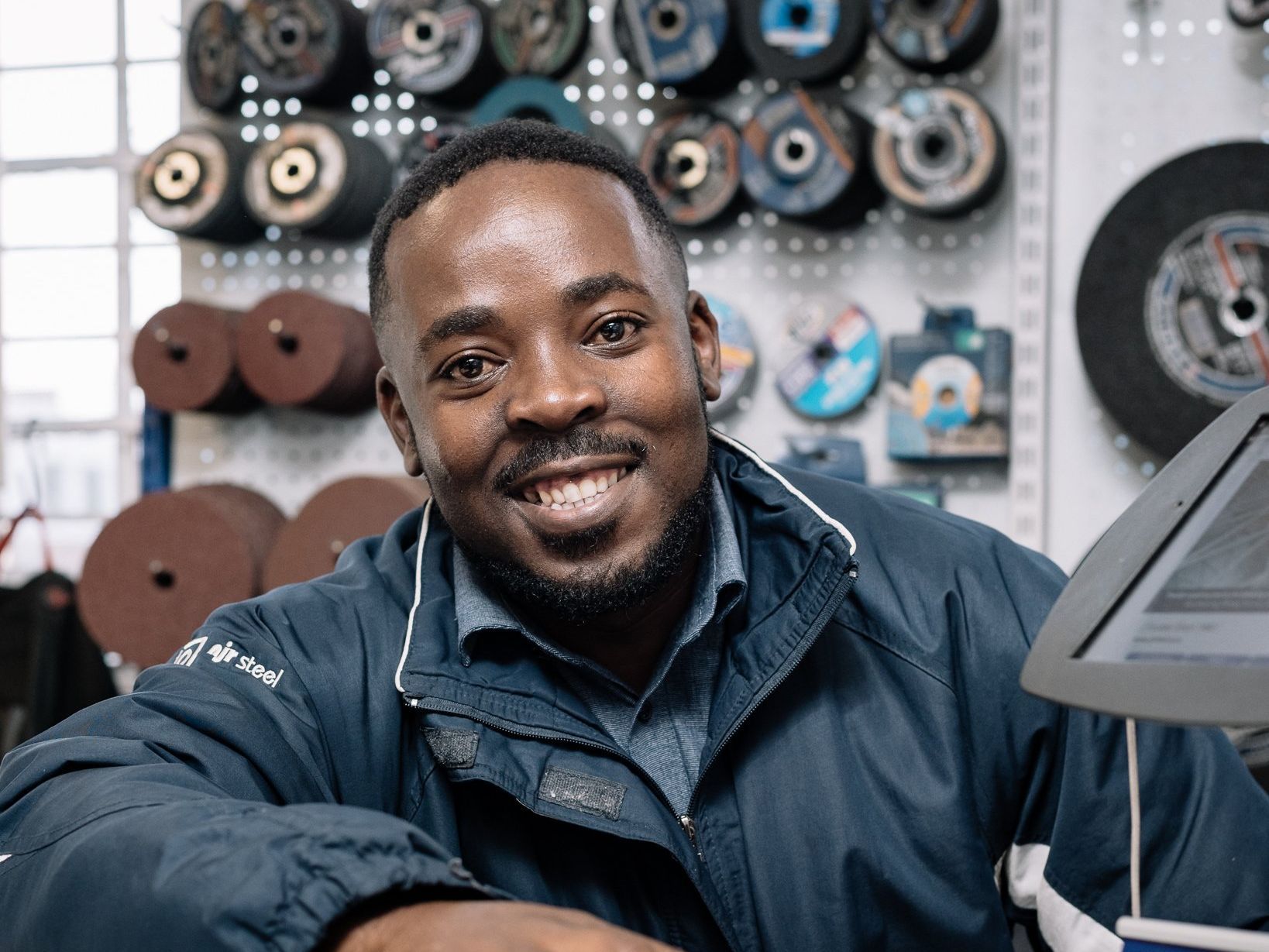 njr steel counter staff member